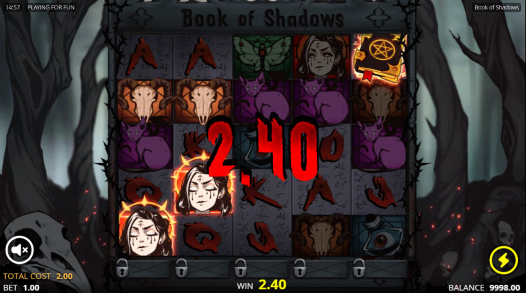 Book of Shadows Slot Screenshot
