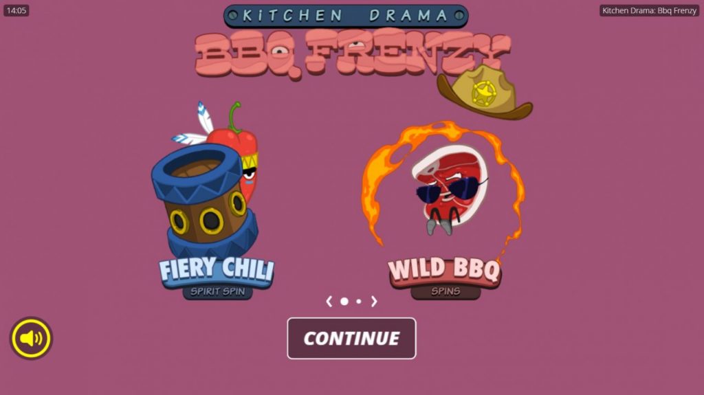 Kitchen Drama BBQ Frenzy slot Main Screen